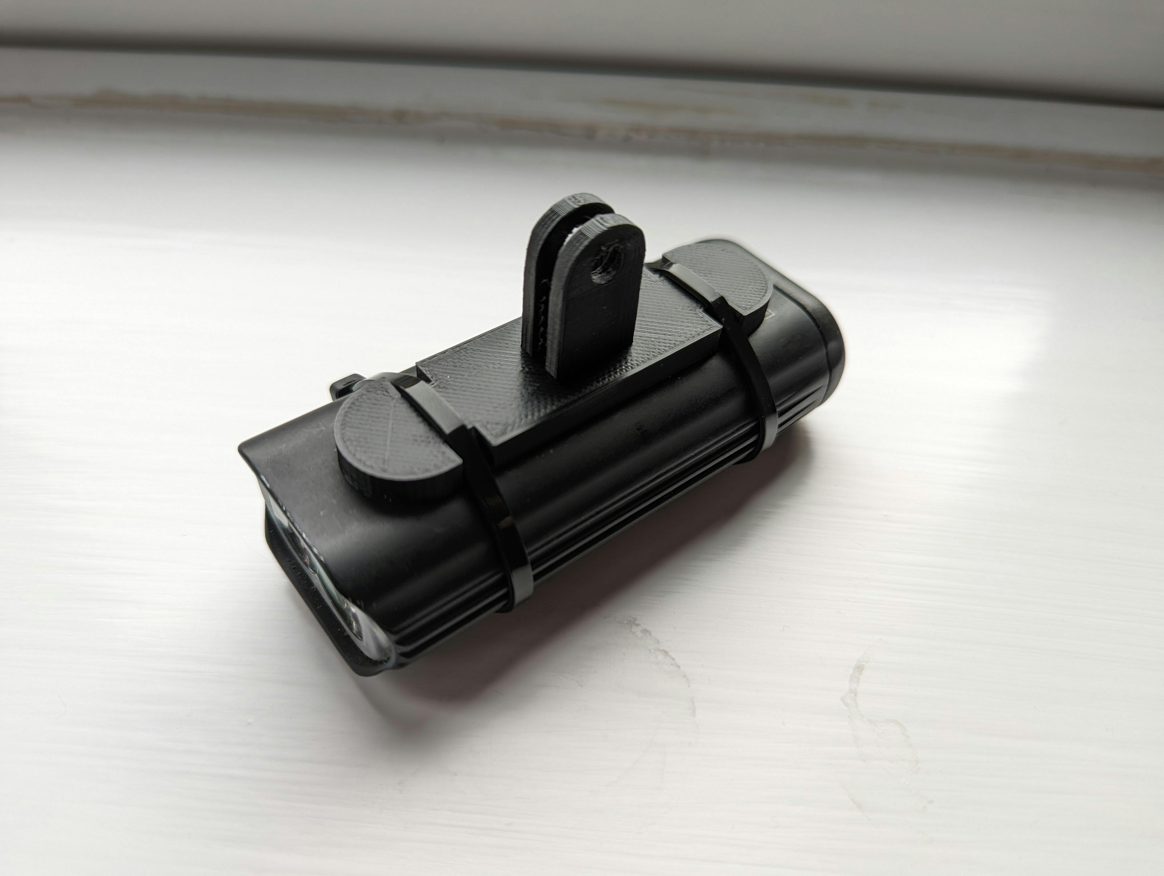 3D Printed GoPro light mount