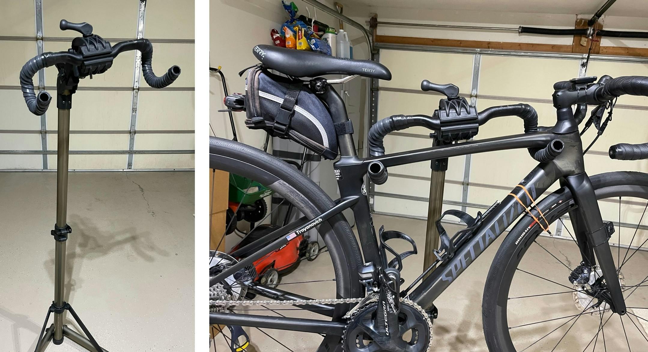Modified Work Stand Top Tube “Cradle”